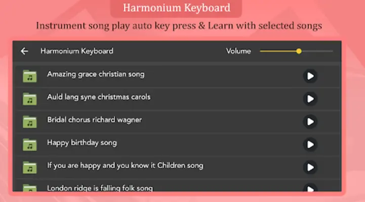 Harmonium Keyboard android App screenshot 4